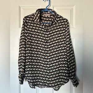 Philosophy horse print blouse